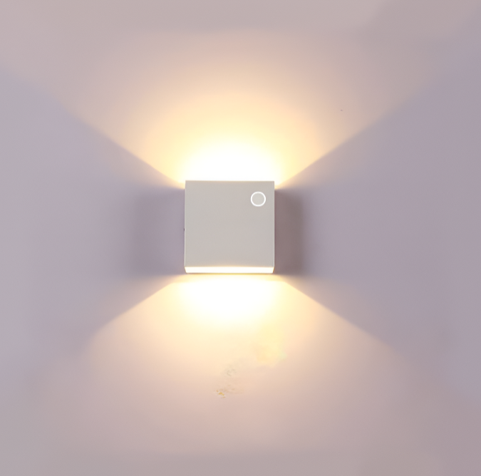 Minimalistisk smart LED vävägglampa för utomhus Use bild 5