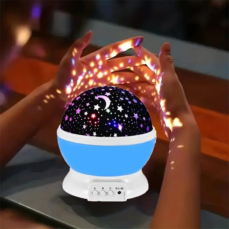 360° roterande Galaxy projektor med 3D natt lampa bild 3