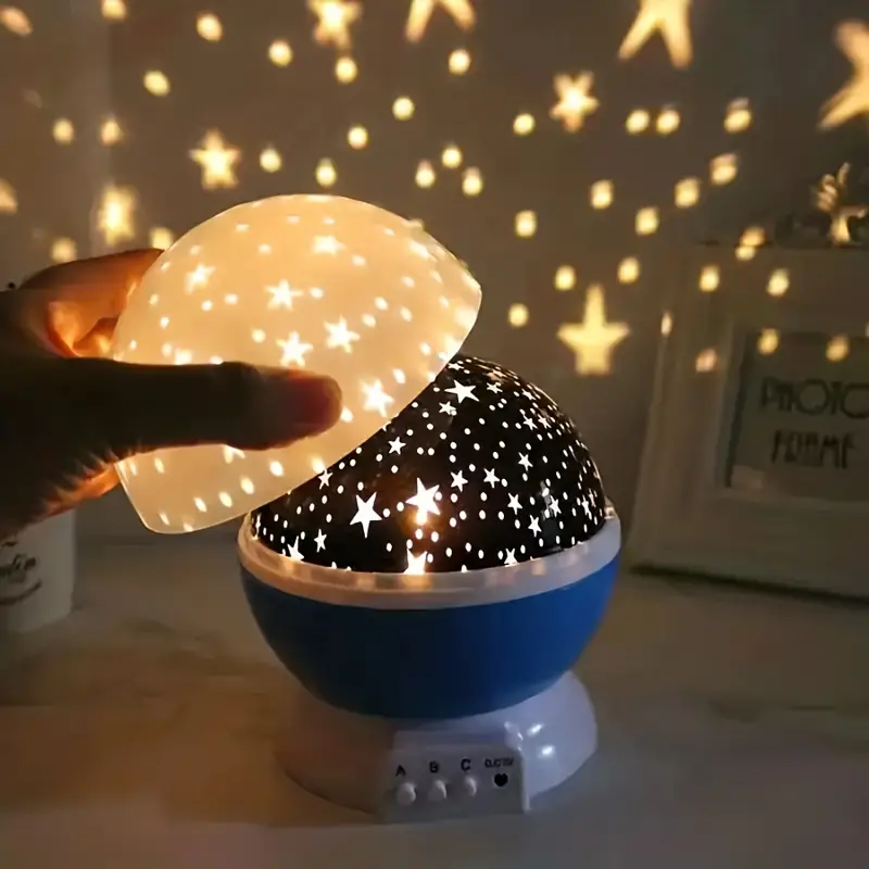 360° roterande Galaxy projektor med 3D natt lampa bild 8