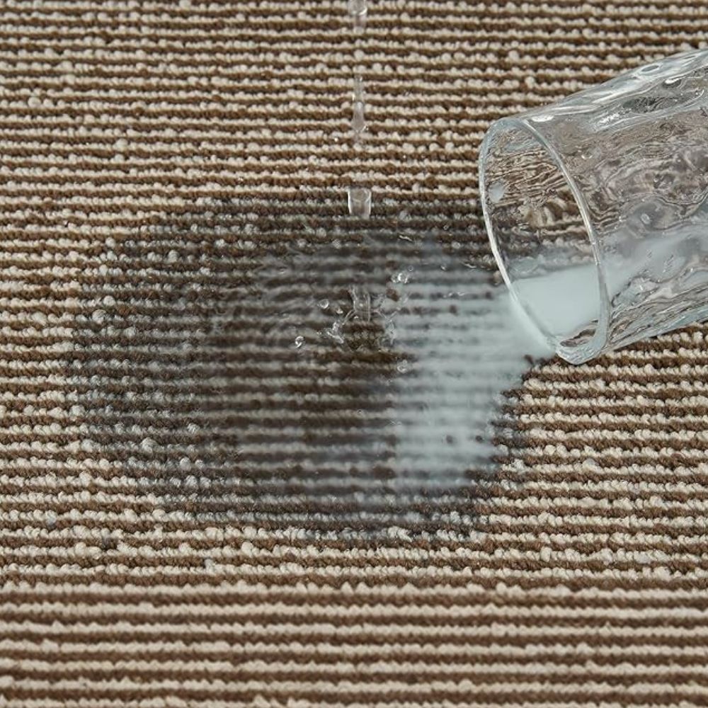 Stickad tvåtonad kök matta bild 8
