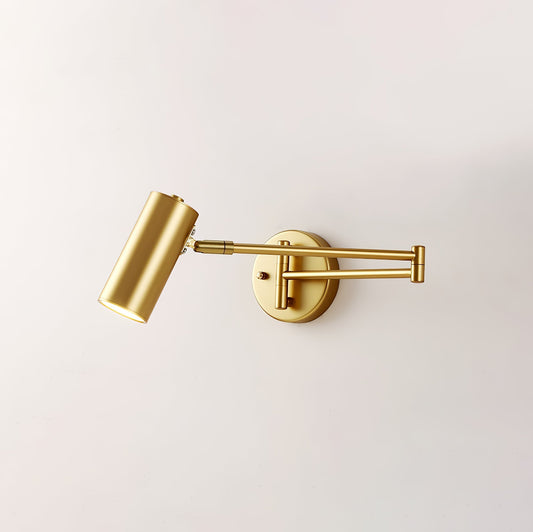 Minimalistisk LED-vävägglampa med justerbar arm bild 1