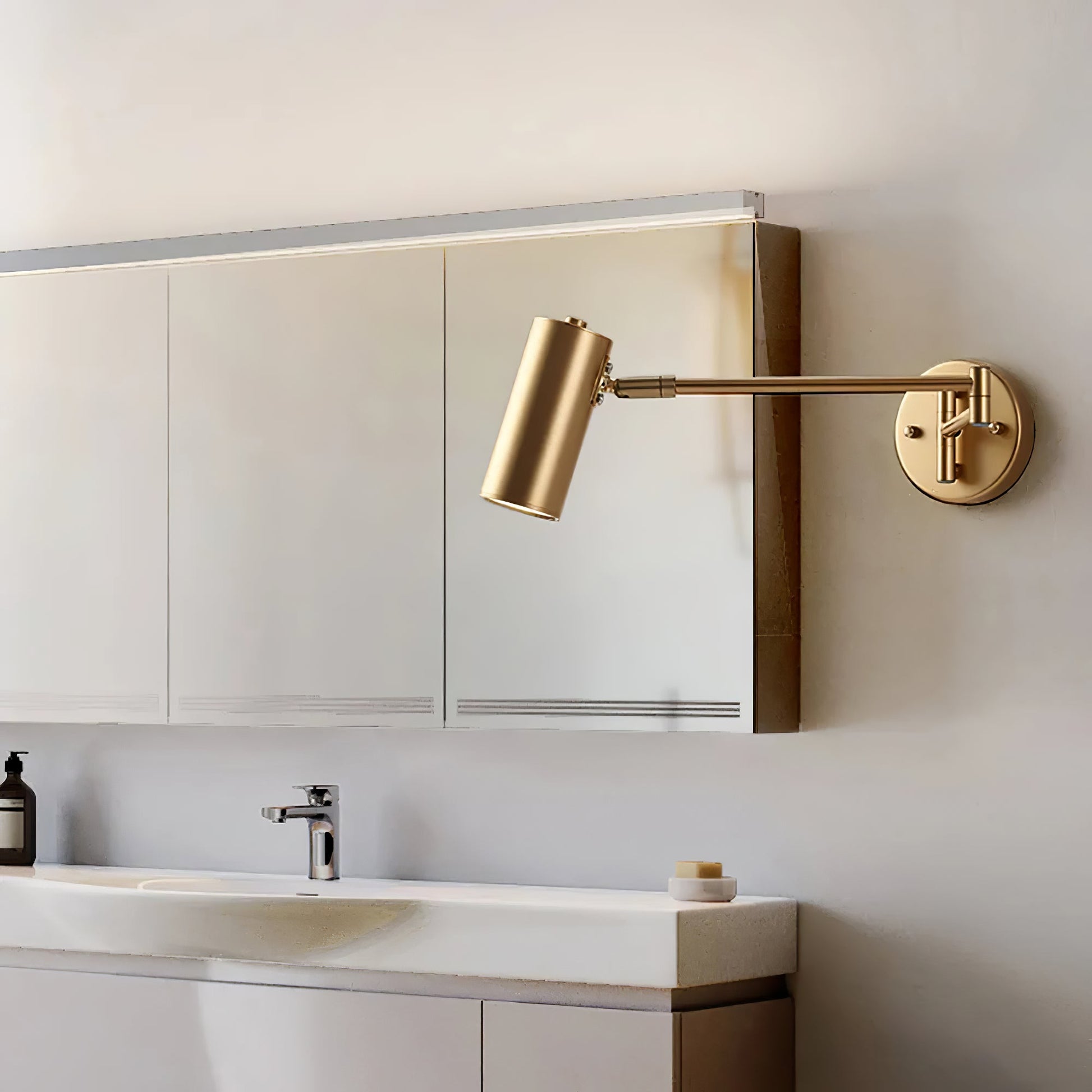 Minimalistisk LED-vävägglampa med justerbar arm bild 8
