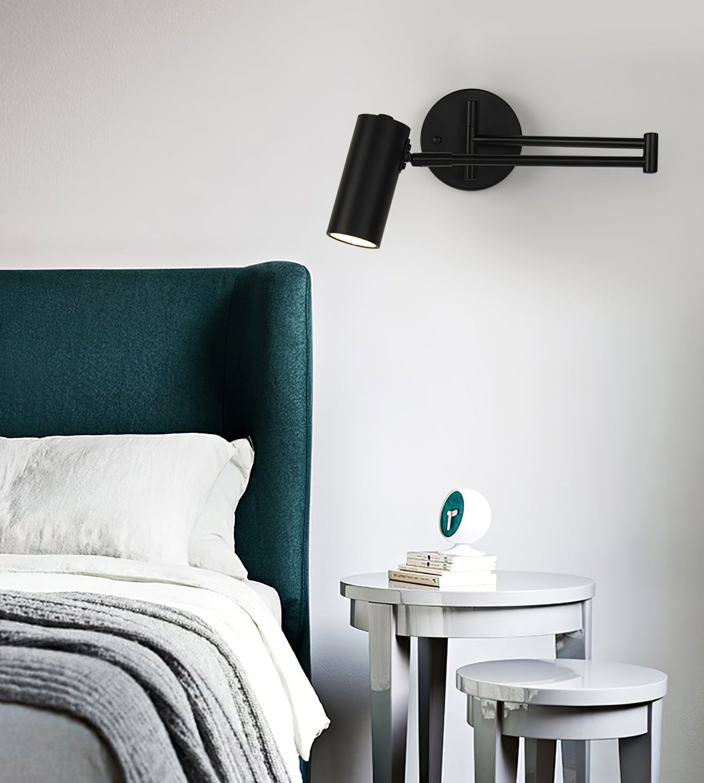 Minimalistisk LED-vävägglampa med justerbar arm bild 7