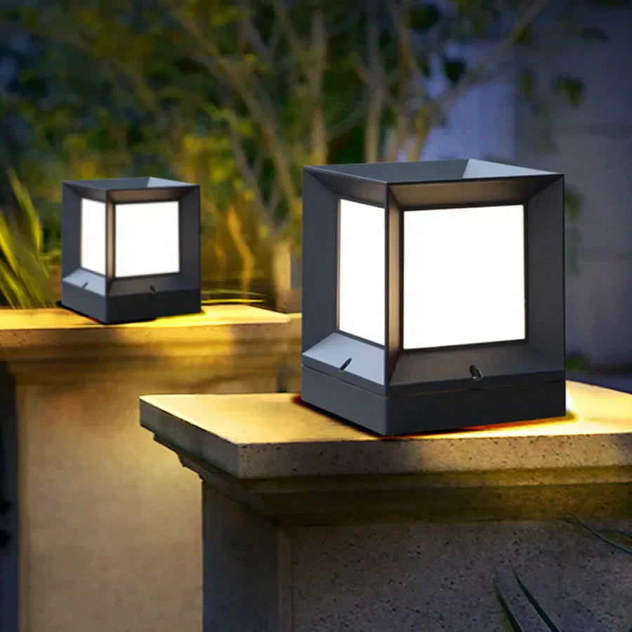 Modern utomhus Pillar Gate lampa bild 2