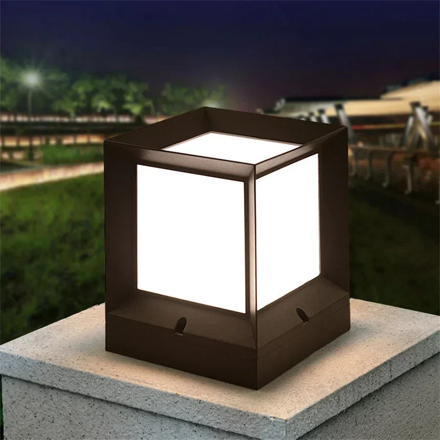 Modern utomhus Pillar Gate lampa bild 1
