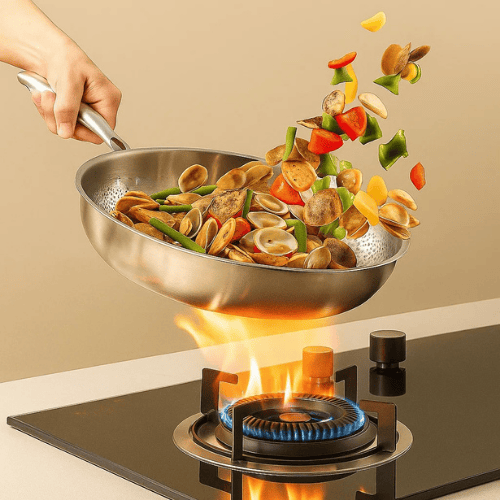 Klassisk matlagning Pan med Non-stick Coating bild 3