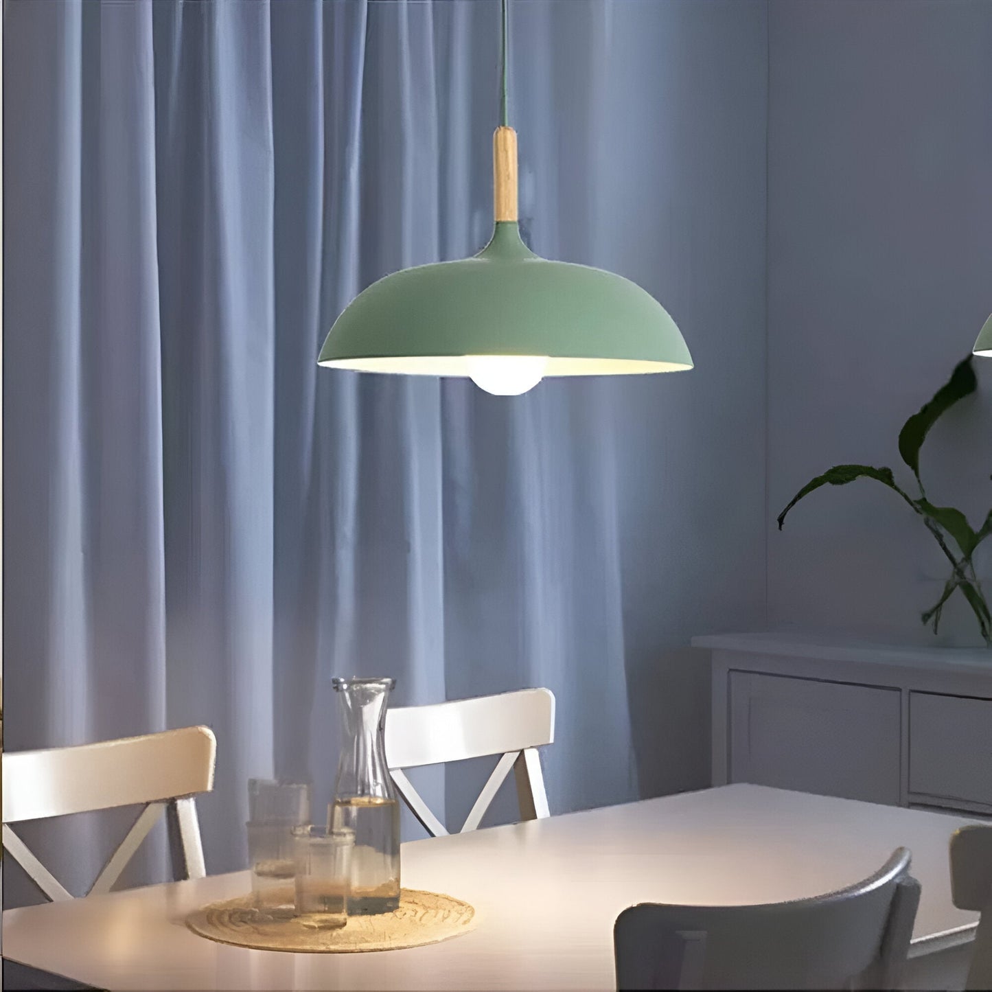 Skandinavisk modern LED pendellampa bild 10