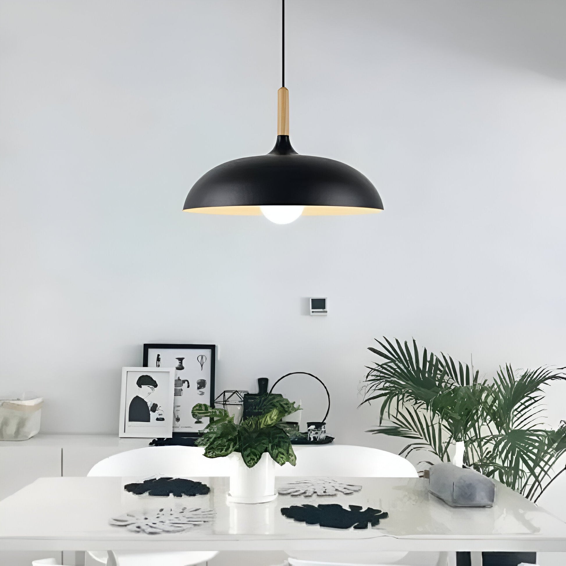 Skandinavisk modern LED pendellampa bild 12