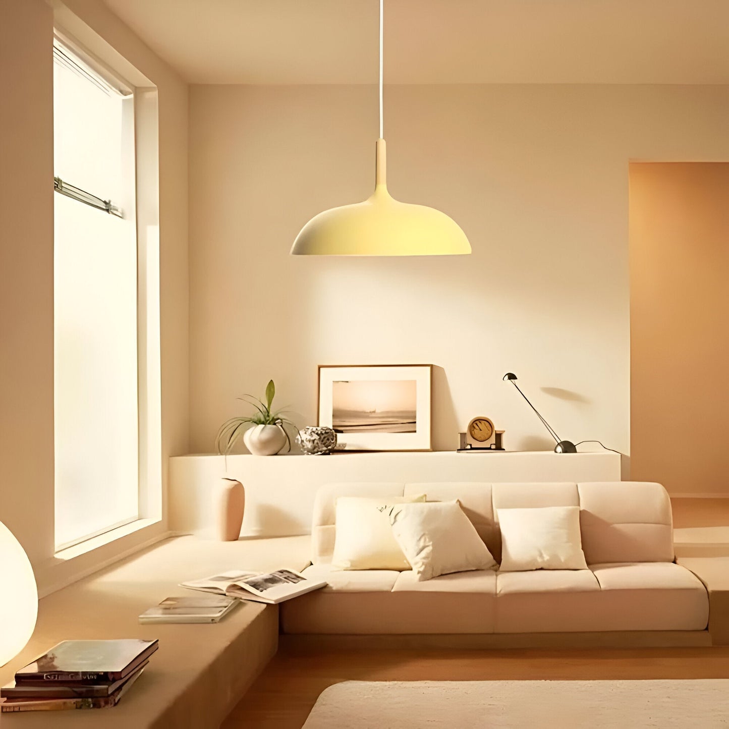 Skandinavisk modern LED pendellampa bild 13