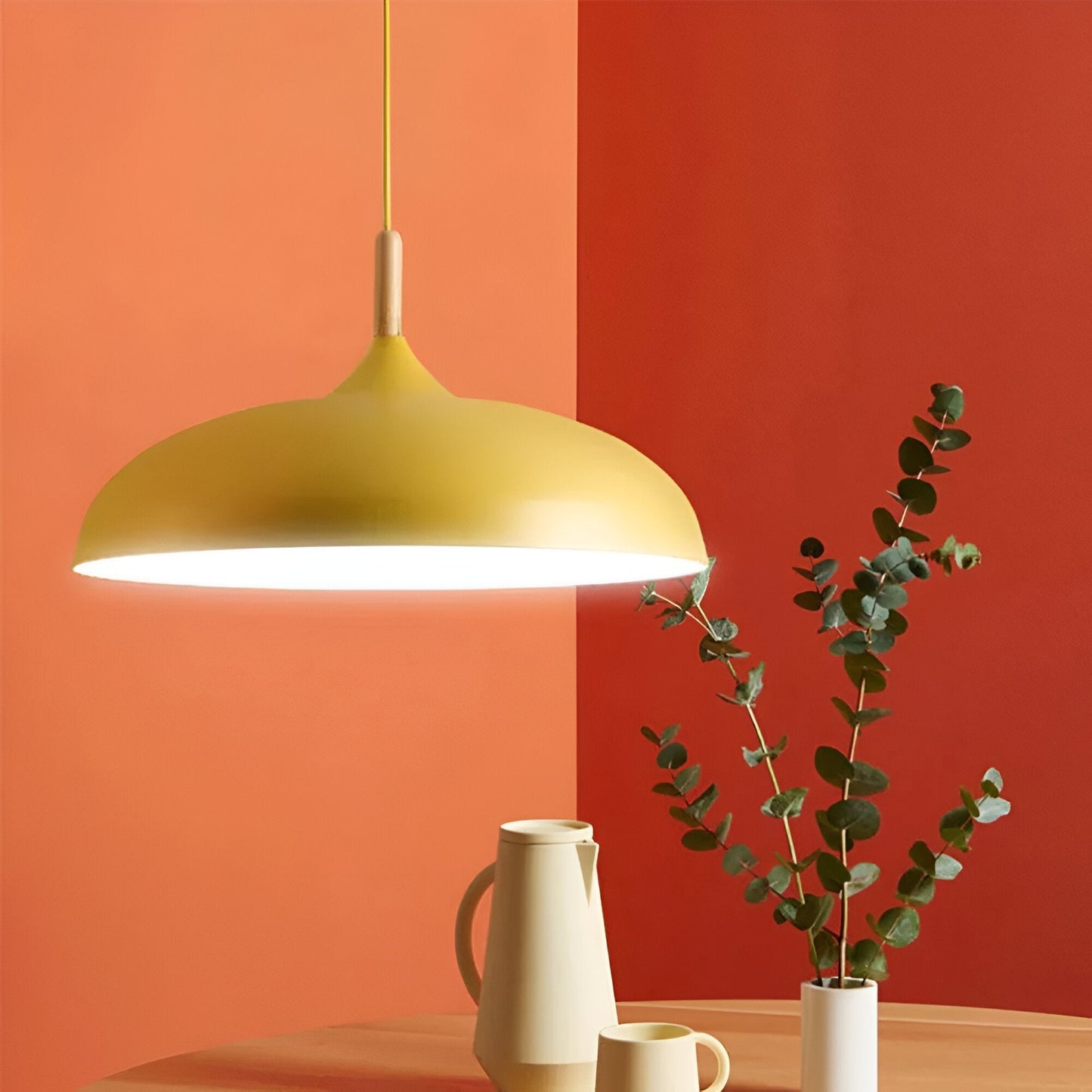 Skandinavisk modern LED pendellampa bild 17