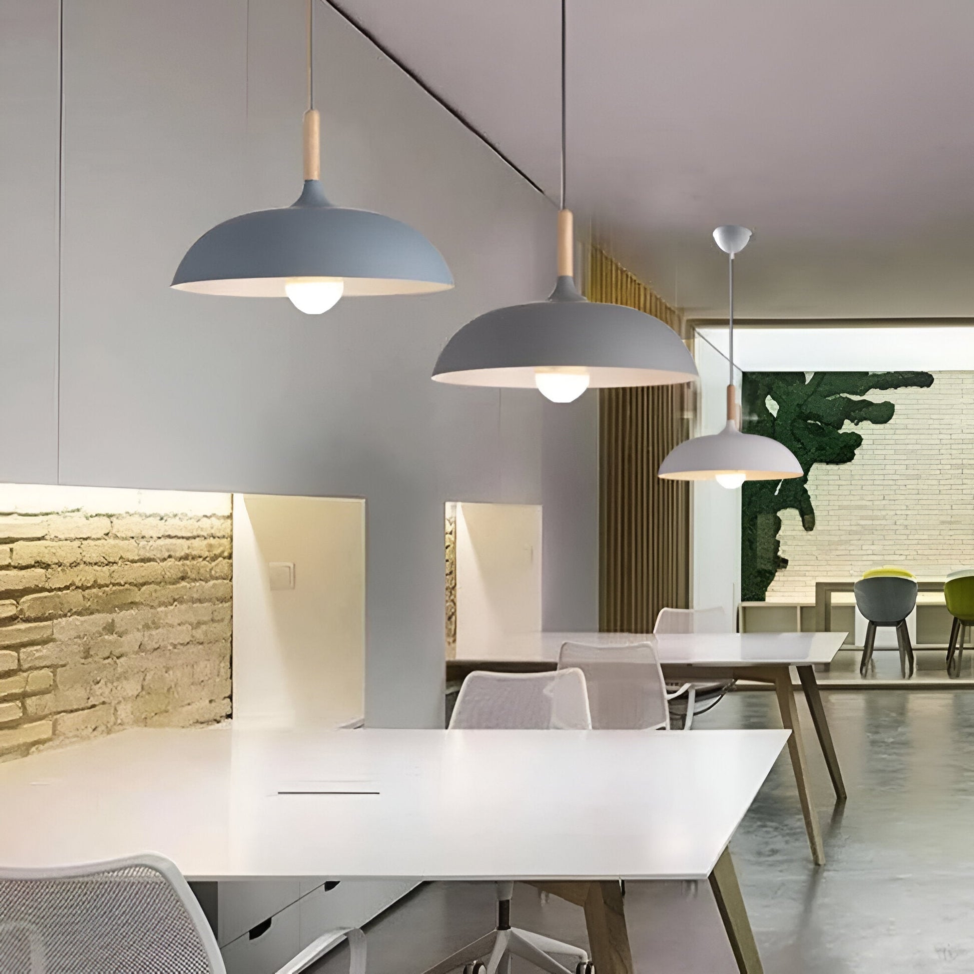 Skandinavisk modern LED pendellampa bild 18