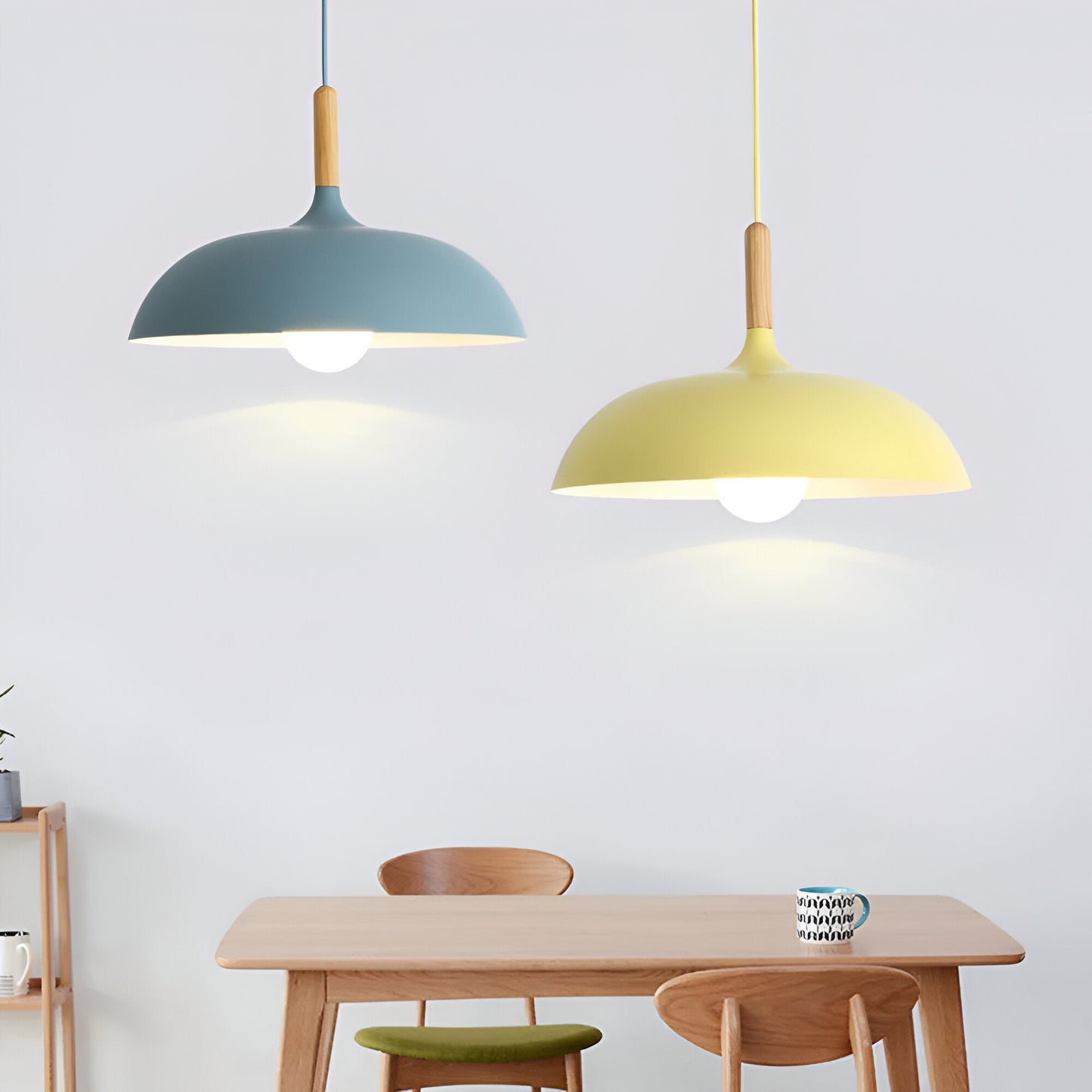 Skandinavisk modern LED pendellampa bild 23