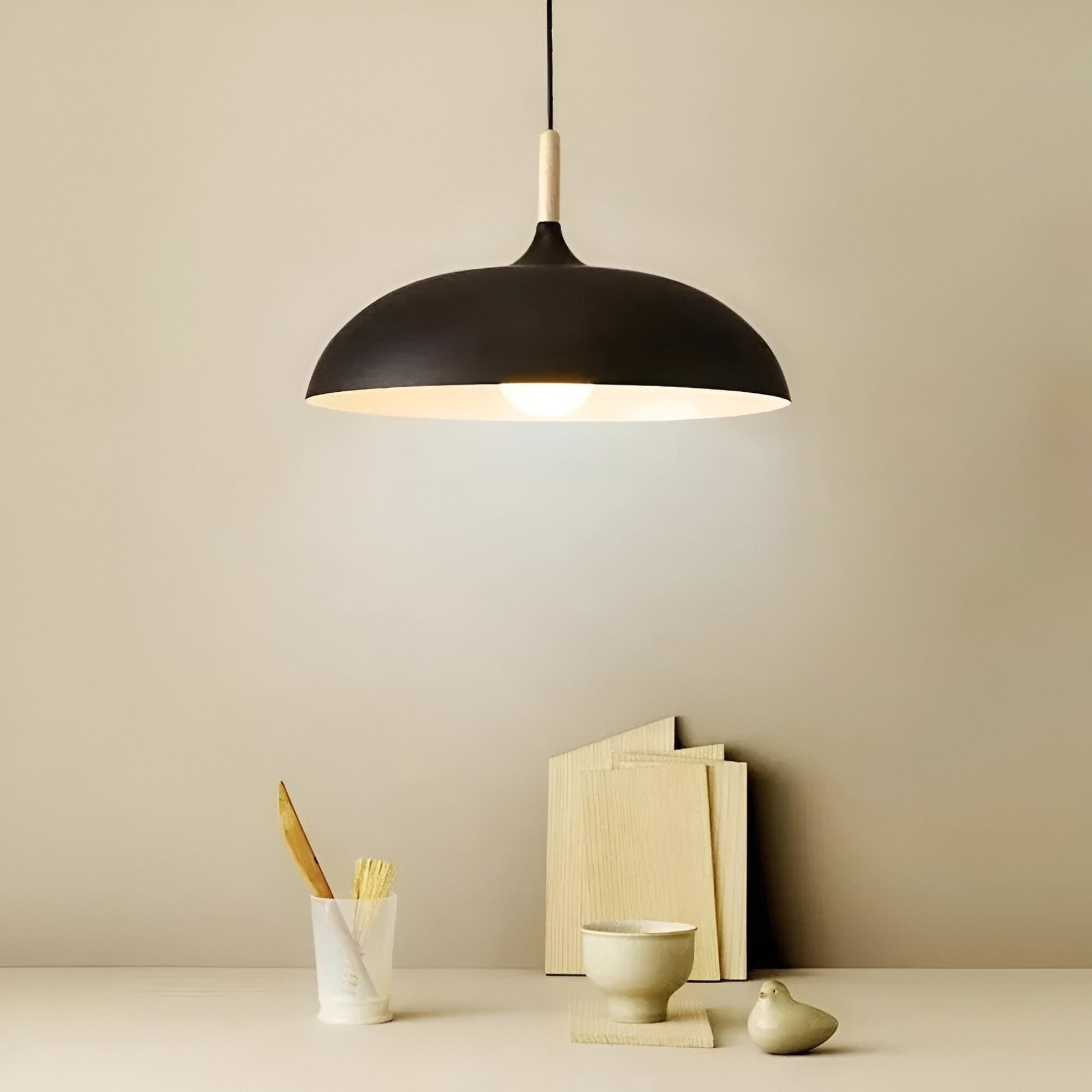 Skandinavisk modern LED pendellampa bild 3