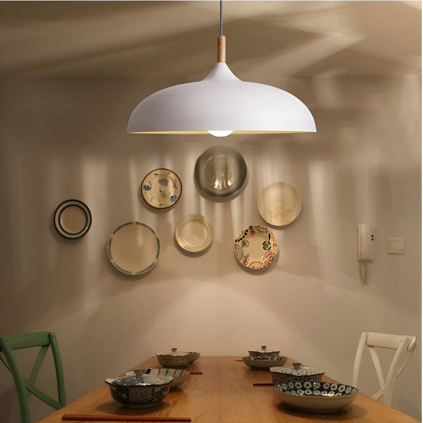 Skandinavisk modern LED pendellampa bild 4