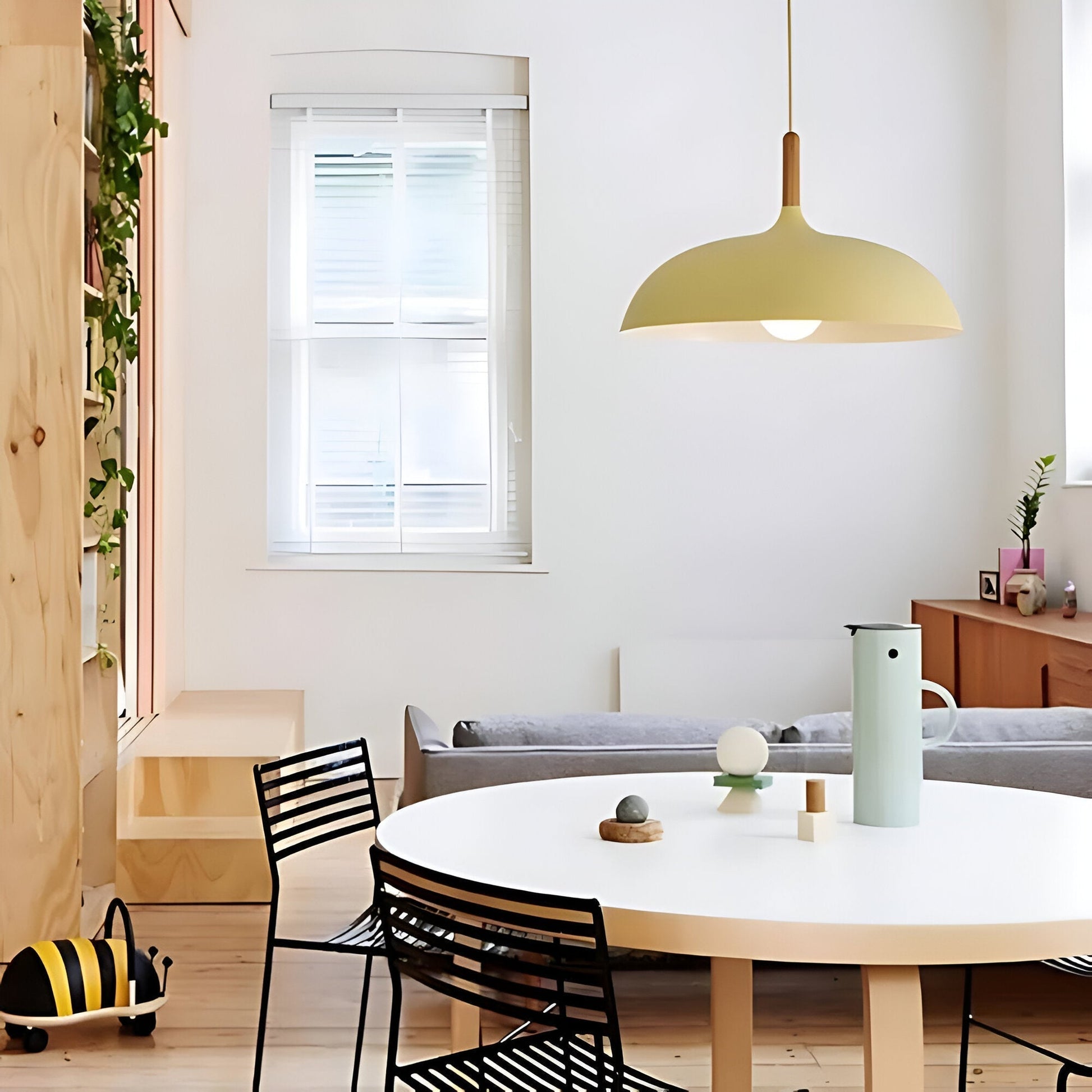 Skandinavisk modern LED pendellampa bild 6