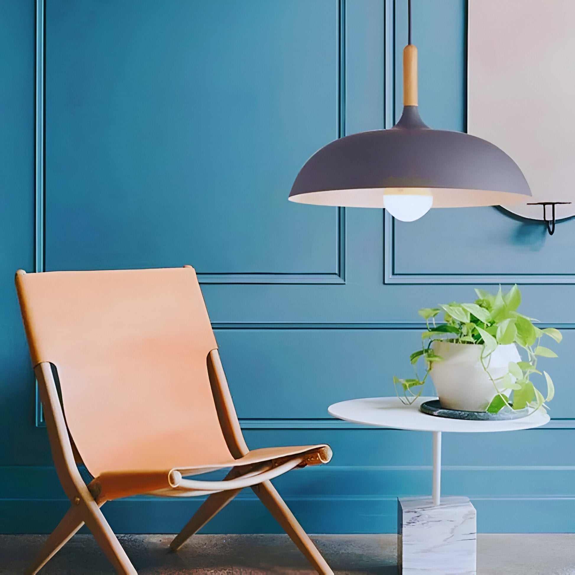 Skandinavisk modern LED pendellampa bild 7