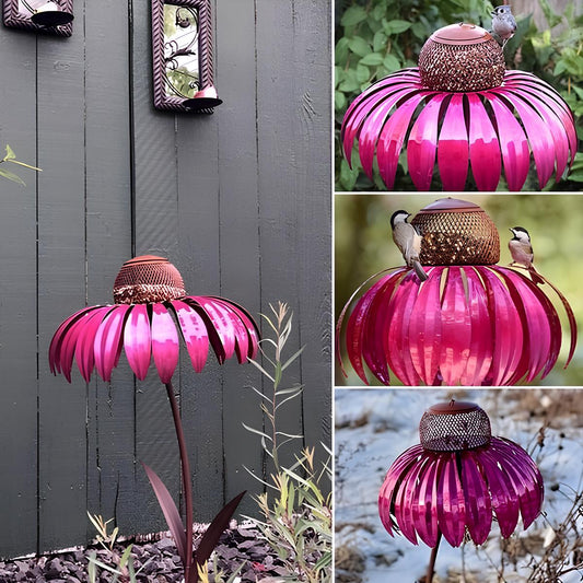 Fågelmatare i blomform bild 1