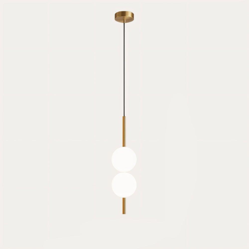 Minimalistisk modern vertikal globpendellampa bild 13