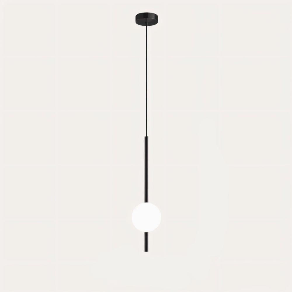 Minimalistisk modern vertikal globpendellampa bild 11