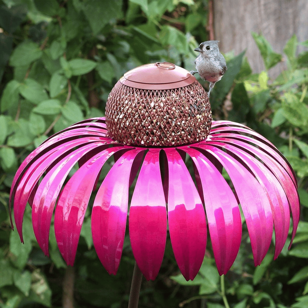 Fågelmatare i blomform bild 3