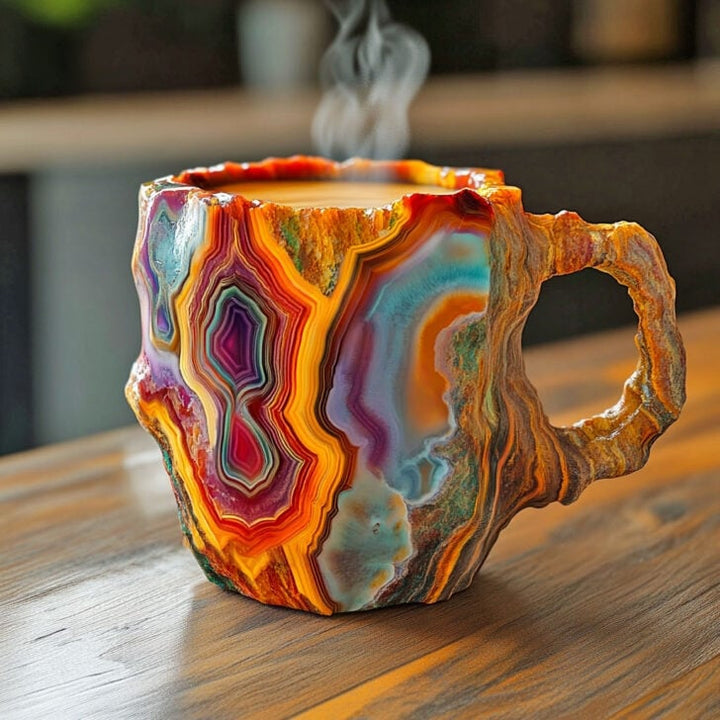 Insulating och Microwaveable texturerad Coffee Mug bild 5