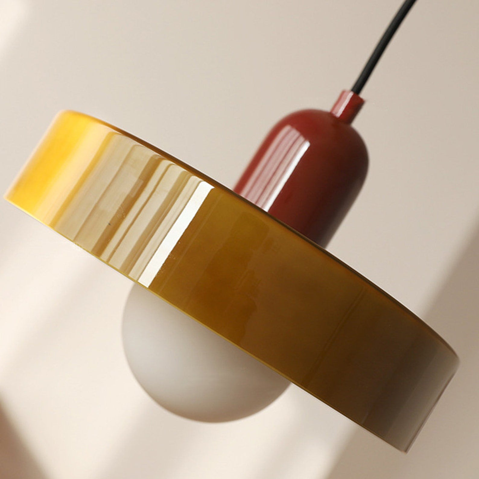 Marin transitionell stil tvåtonad pendellampa bild 53