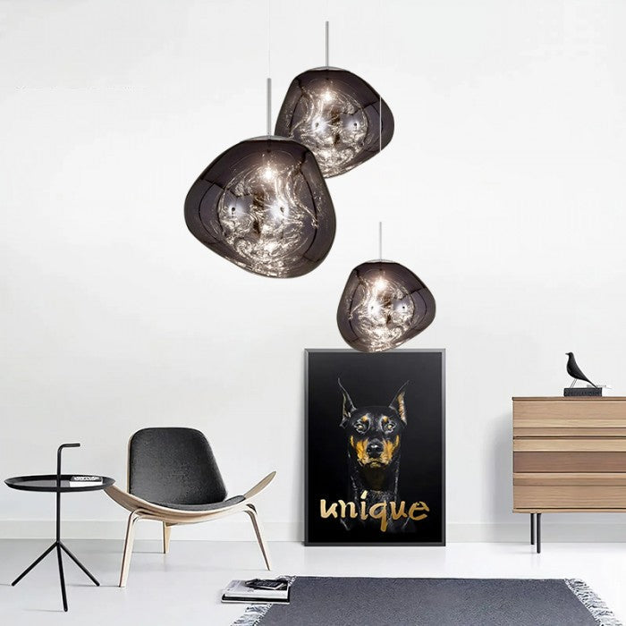 Art Deco-pendellampa i modern stil för heminredning bild 12
