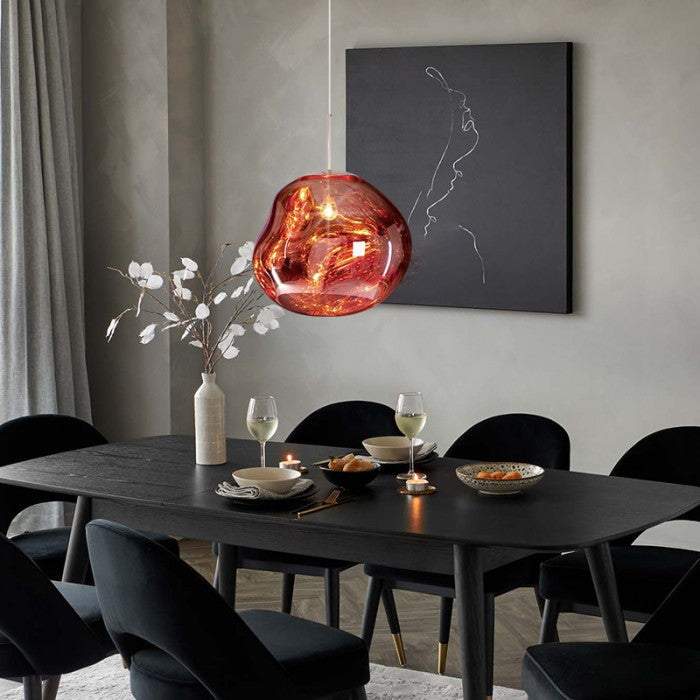 Art Deco-pendellampa i modern stil för heminredning bild 5