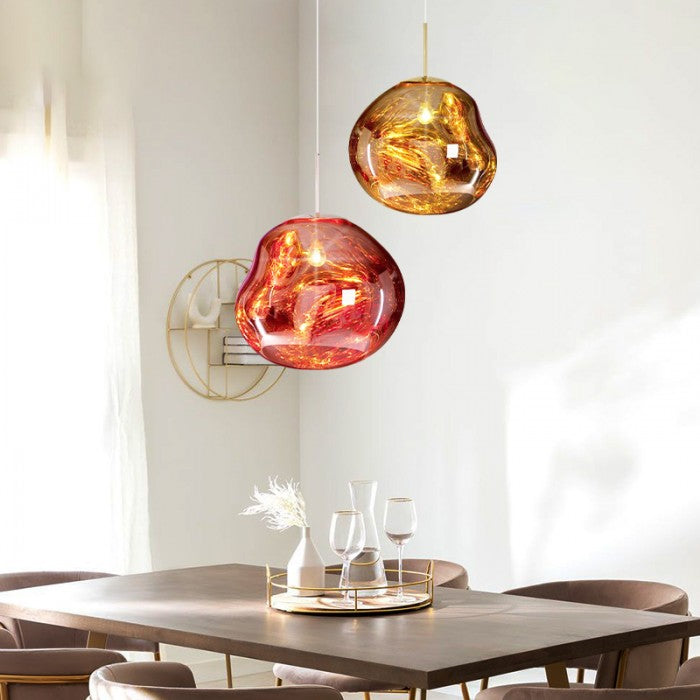 Art Deco-pendellampa i modern stil för heminredning bild 7