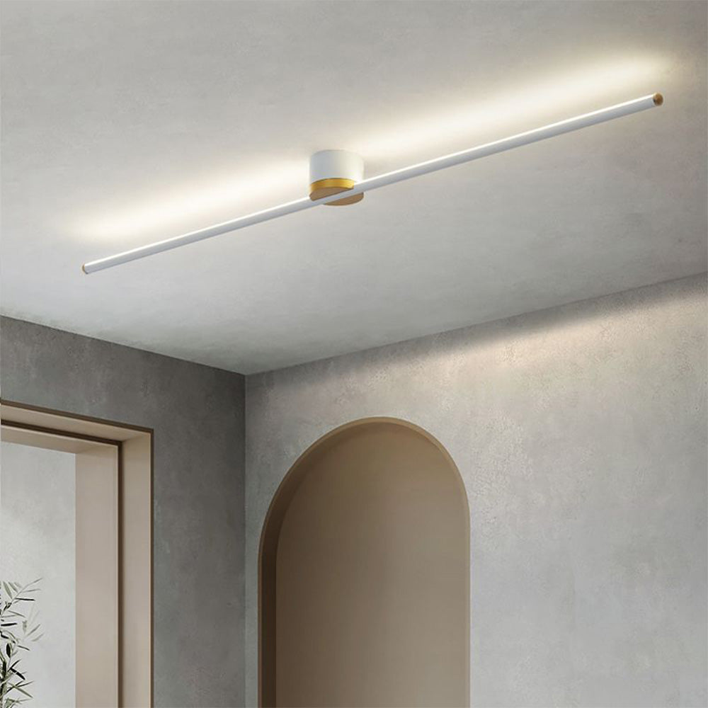 Modern linjär LED Semi plafondtaklampa bild 8