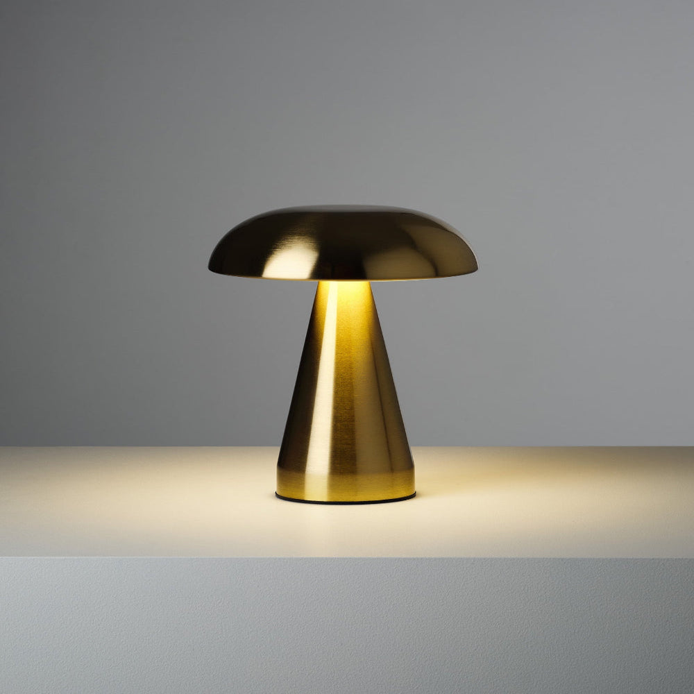 Transitionell modern sladdlös svampformad lampa bild 6