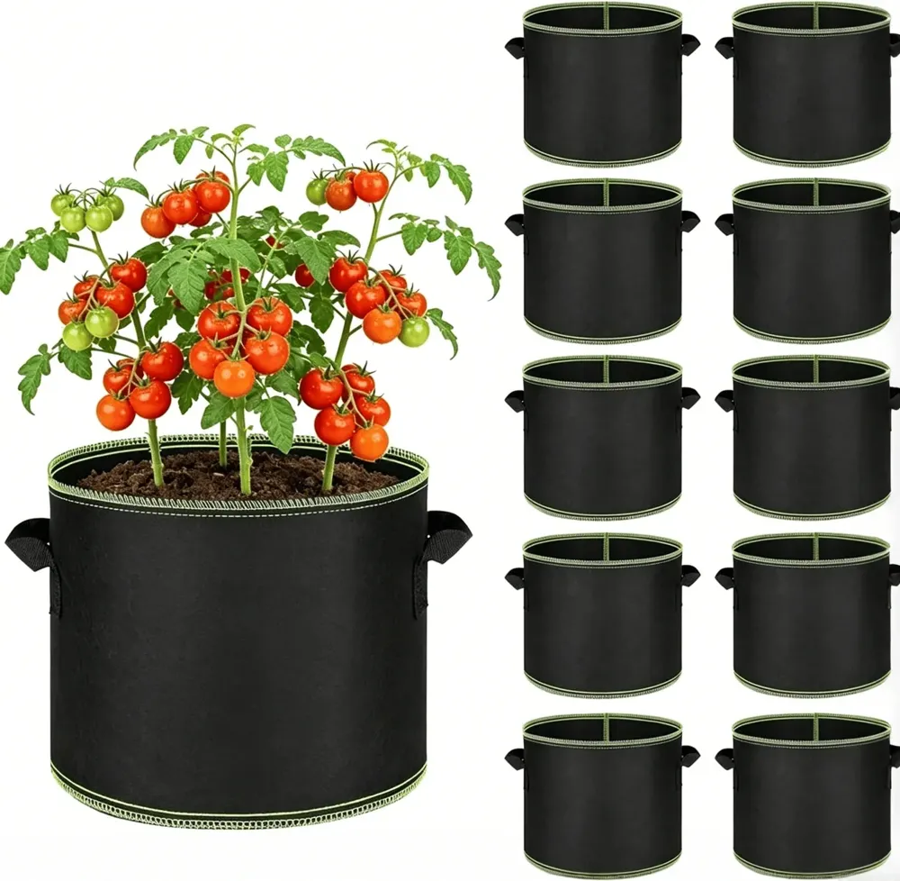 Odlingspåsar i 5-pack förpackning med tomater