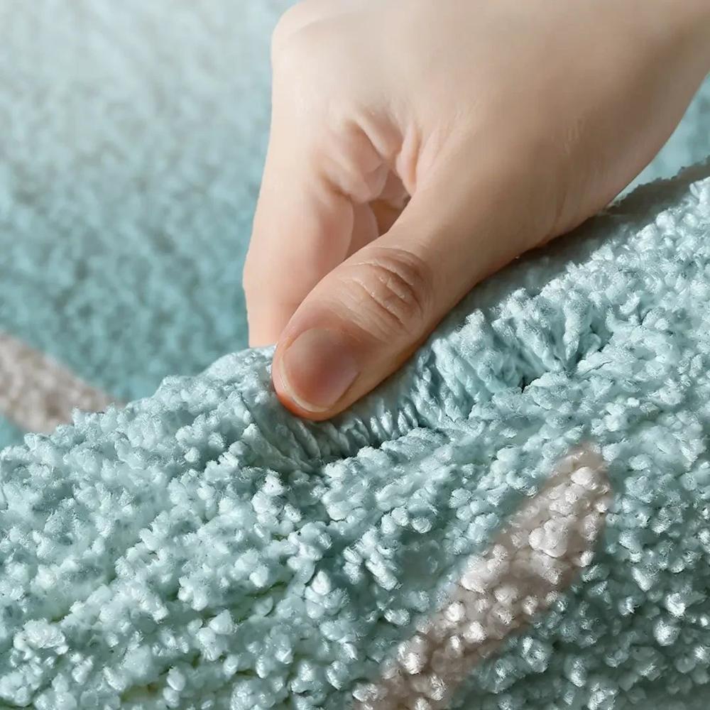 Mjuk badmatta mikrofiber textur - plyschmaterial