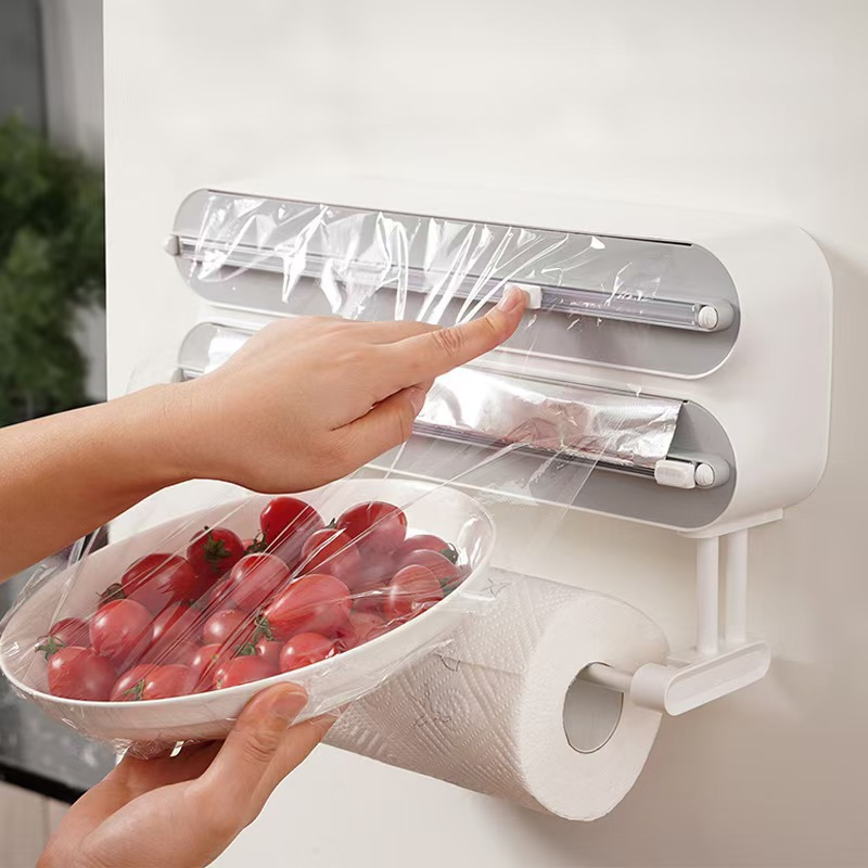 Magnetisk Foliedispenser med Handdukshållare