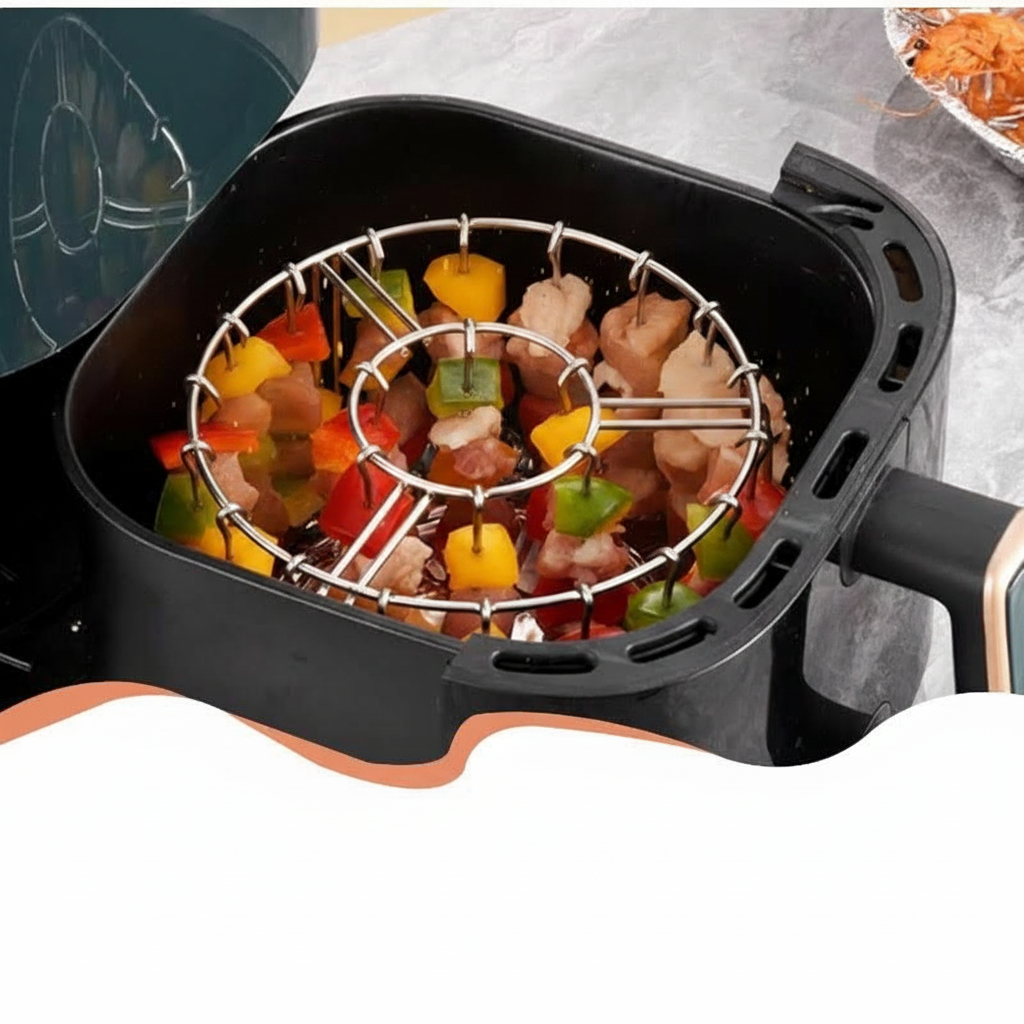 Air Fryer Skewer Rack 2