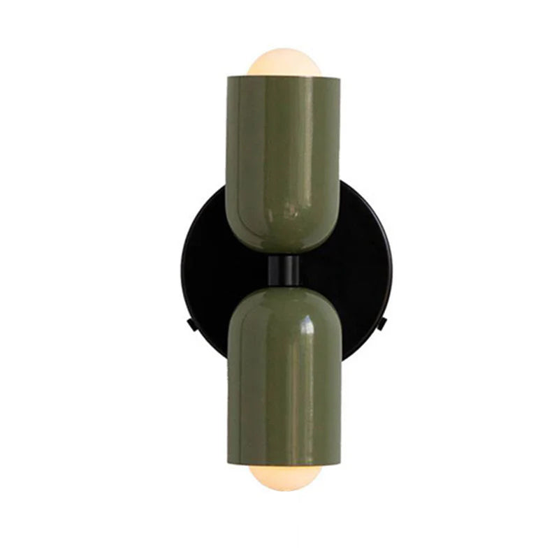 Skandinavisk stil dubbel vävägglampa bild 4