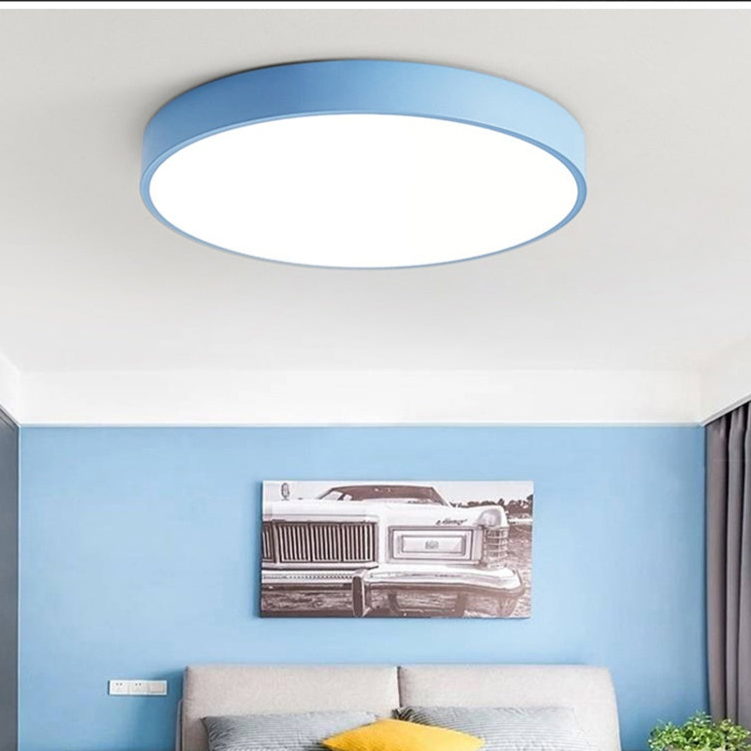 Modern rund LED taklampa bild 14